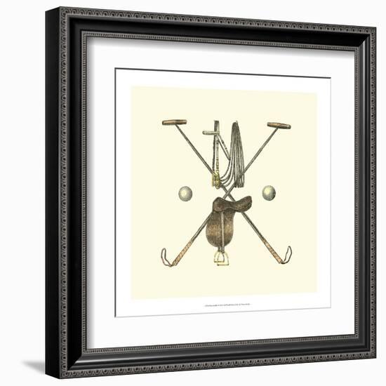 Polo Saddle-Vision Studio-Framed Art Print