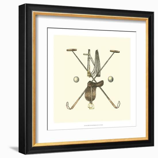 Polo Saddle-Vision Studio-Framed Art Print