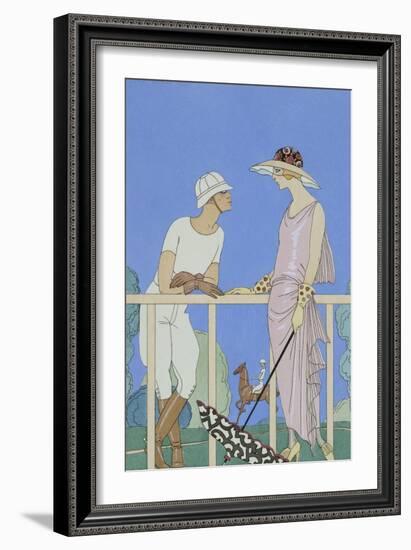 Polo-Georges Barbier-Framed Giclee Print