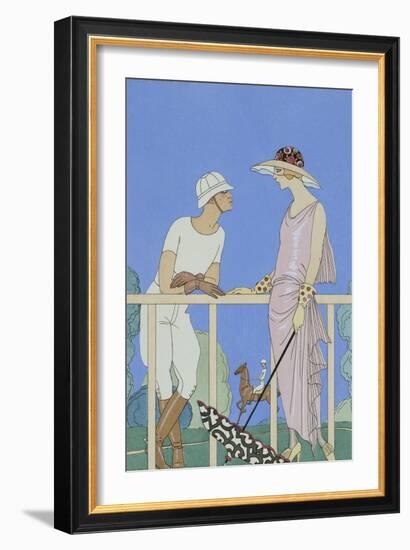 Polo-Georges Barbier-Framed Giclee Print