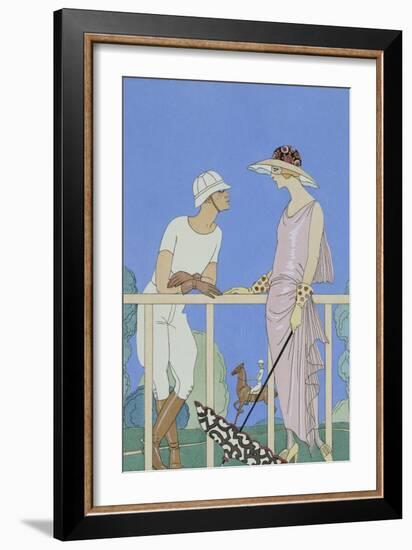 Polo-Georges Barbier-Framed Premium Giclee Print