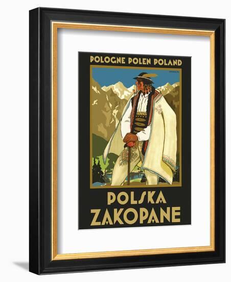 Pologne Polen Poland - Polska Zakopane (Poland resort town of Zakopane)-Stefan Norblin-Framed Art Print