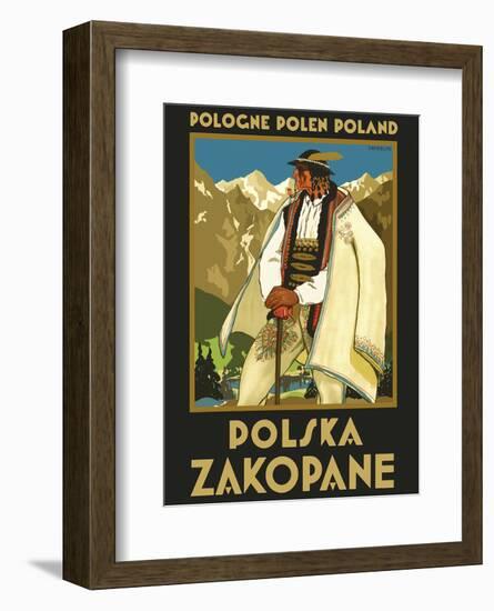 Pologne Polen Poland - Polska Zakopane (Poland resort town of Zakopane)-Stefan Norblin-Framed Art Print