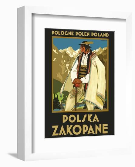 Pologne Polen Poland - Polska Zakopane (Poland resort town of Zakopane)-Stefan Norblin-Framed Art Print