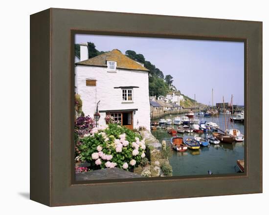 Polperro, Cornwall, England, United Kingdom-Roy Rainford-Framed Premier Image Canvas