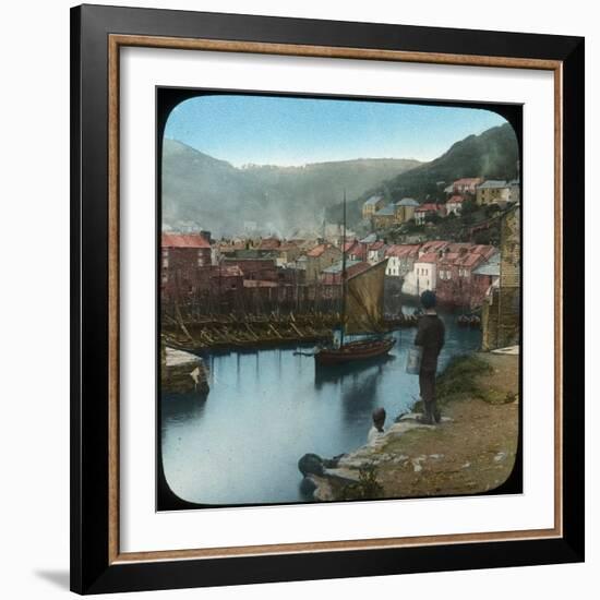 Polperro, Cornwall, Late 19th or Early 20th Century-null-Framed Giclee Print