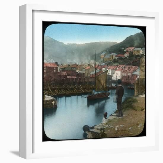 Polperro, Cornwall, Late 19th or Early 20th Century-null-Framed Giclee Print