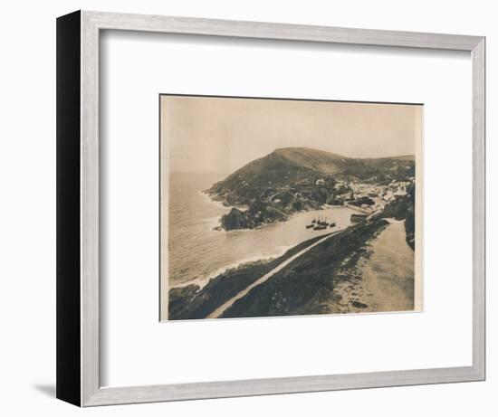 'Polperro from Talland Cliff Path', 1927-Unknown-Framed Photographic Print