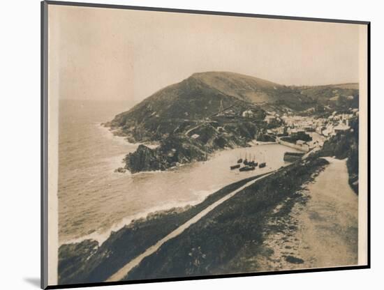 'Polperro from Talland Cliff Path', 1927-Unknown-Mounted Photographic Print