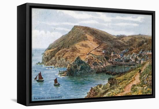 Polperro, from the Cliffs-Alfred Robert Quinton-Framed Premier Image Canvas