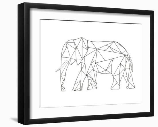 Poly Elephant-Pam Varacek-Framed Art Print