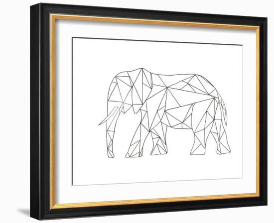 Poly Elephant-Pam Varacek-Framed Art Print