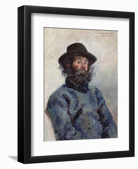 Poly, Fisherman at Belle-Ile, 1886-Claude Monet-Framed Giclee Print