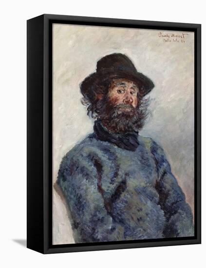 Poly, Fisherman at Belle-Ile, 1886-Claude Monet-Framed Premier Image Canvas