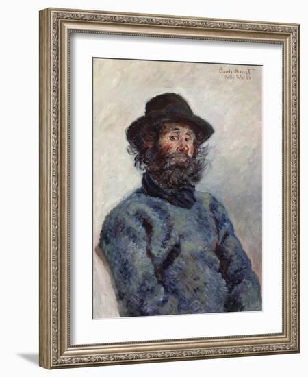 Poly, Fisherman at Belle-Ile, 1886-Claude Monet-Framed Giclee Print