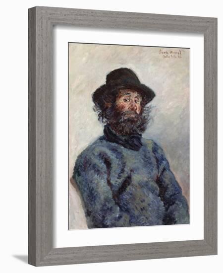 Poly, Fisherman at Belle-Ile, 1886-Claude Monet-Framed Giclee Print