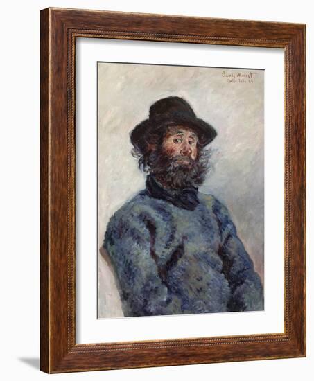 Poly, Fisherman at Belle-Ile, 1886-Claude Monet-Framed Giclee Print