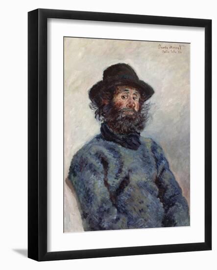 Poly, Fisherman at Belle-Ile, 1886-Claude Monet-Framed Giclee Print