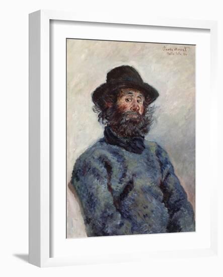 Poly, Fisherman at Belle-Ile, 1886-Claude Monet-Framed Giclee Print