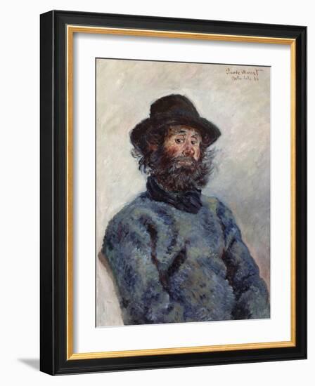 Poly, Fisherman at Belle-Ile, 1886-Claude Monet-Framed Giclee Print