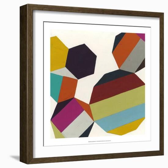 Poly-Rhythmic II-Erica J. Vess-Framed Art Print