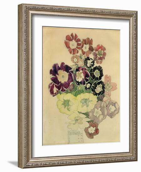 Polyanthus, Walberswick, 1915-Charles Rennie Mackintosh-Framed Giclee Print