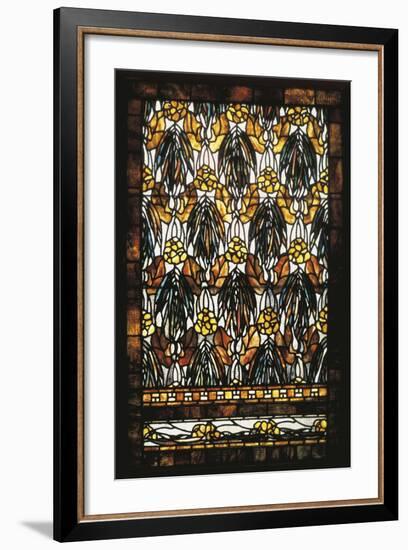 Polychromatic Stained Glass Window-null-Framed Giclee Print