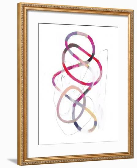 Polychrome Tangle I-Victoria Borges-Framed Art Print