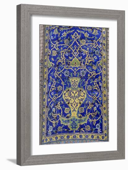 Polychrome Tile Decoration, Imam Mosque-null-Framed Giclee Print