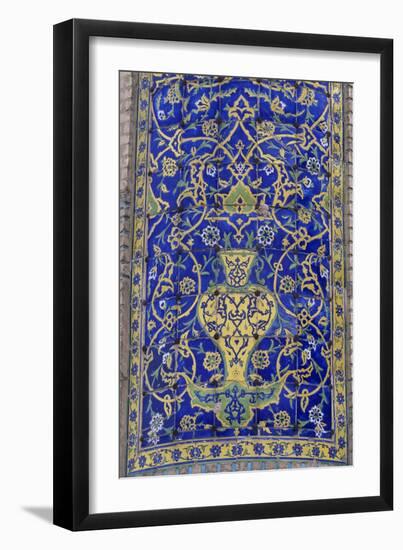 Polychrome Tile Decoration, Imam Mosque-null-Framed Giclee Print