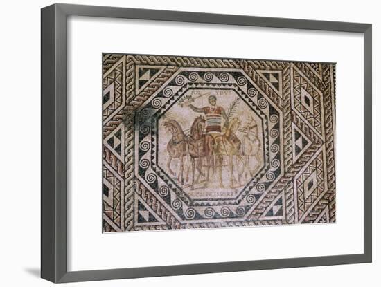 Polydus Mosaic charioteer, Trier, c3rd century-Unknown-Framed Giclee Print