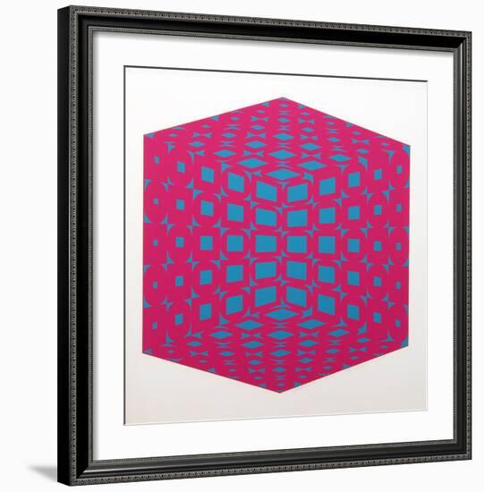 Polyhedron II-Roy Ahlgren-Framed Limited Edition