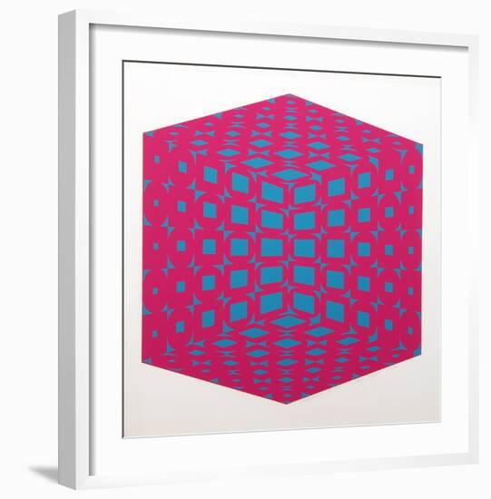 Polyhedron II-Roy Ahlgren-Framed Limited Edition