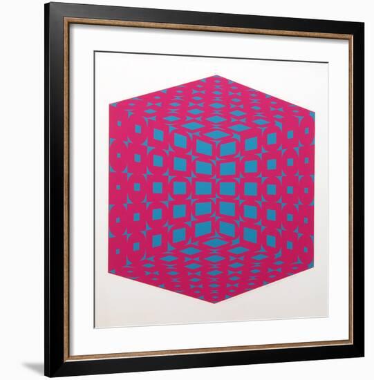 Polyhedron II-Roy Ahlgren-Framed Limited Edition