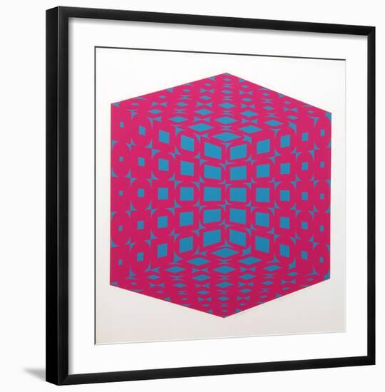 Polyhedron II-Roy Ahlgren-Framed Limited Edition