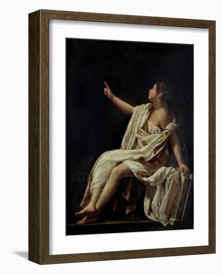 Polyhymnia, the Muse of Lyric Poetry, 1620-Giovanni Baglione-Framed Giclee Print