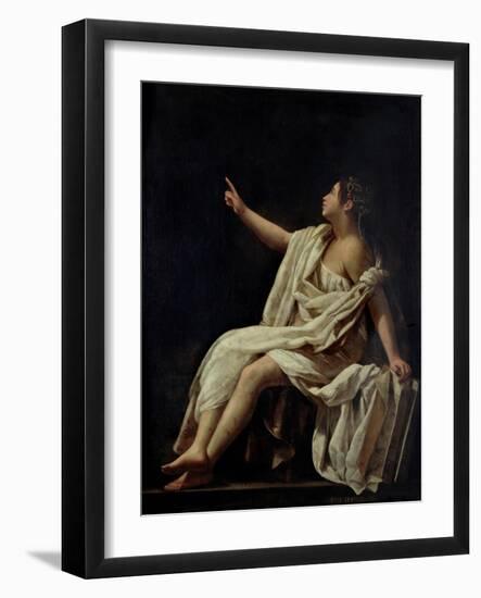 Polyhymnia, the Muse of Lyric Poetry, 1620-Giovanni Baglione-Framed Giclee Print