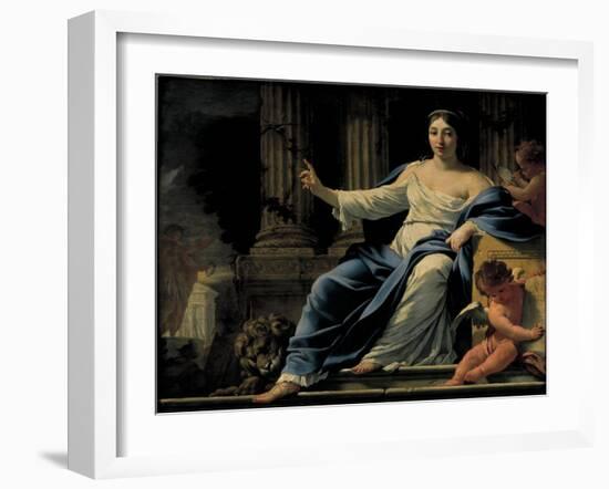 Polyhymnia-Simon Vouet-Framed Giclee Print