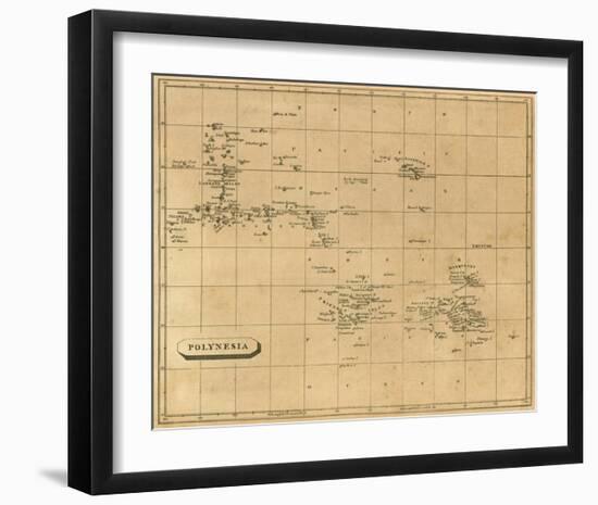 Polynesia, c.1812-Aaron Arrowsmith-Framed Art Print