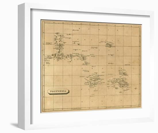 Polynesia, c.1812-Aaron Arrowsmith-Framed Art Print