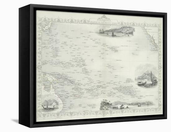 Polynesia or Islands in the Pacific Ocean, 1850s-John Rapkin-Framed Premier Image Canvas