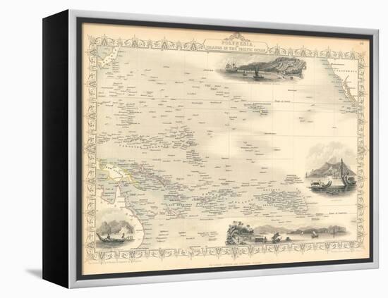 Polynesia, or Islands in the Pacific Ocean, C. 1850-John Rapkin-Framed Premier Image Canvas