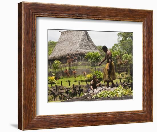 Polynesian Cultural Center, Viti Levu, Fiji, South Pacific, Pacific-Michael DeFreitas-Framed Photographic Print