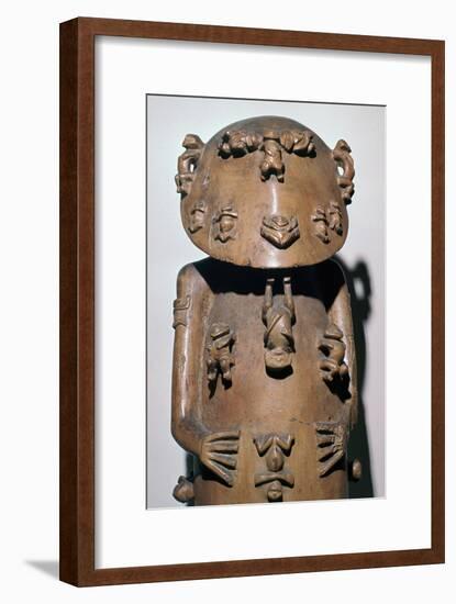 Polynesian statuette of Tangaroa-up-in-the-sky-Unknown-Framed Giclee Print