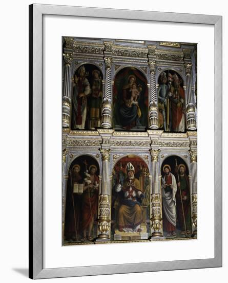 Polyptych of St. Ambrose, 1547-null-Framed Giclee Print