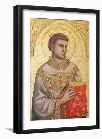 Polyptych of St Stephen, 1330 - Ca1335-Giotto di Bondone-Framed Giclee Print