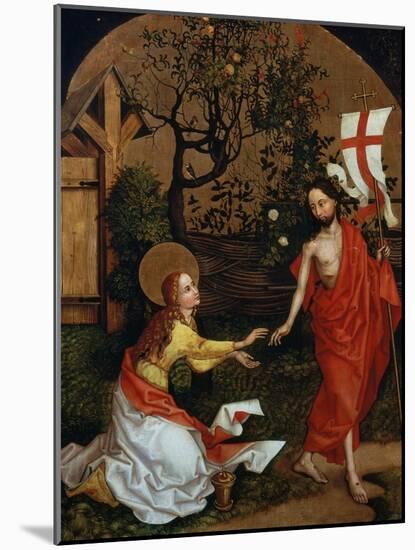 Polyptych of the Dominicans: Panel with the Noli me tangere-Martin Schongauer-Mounted Giclee Print