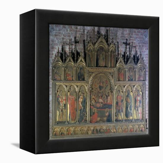 Polyptych with the Death of the Virgin-Lorenzo Veneziano-Framed Premier Image Canvas