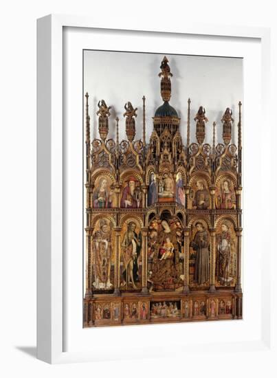 Polyptych-Carlo Crivelli-Framed Giclee Print