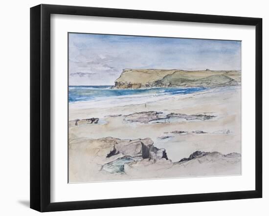 Polzeath and Pentire Head, 2007-Caroline Hervey-Bathurst-Framed Giclee Print